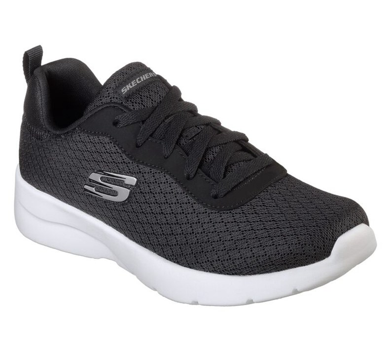 Skechers Dam Svarta/Vita Sneakers - Dynamight 2.0 - Eye To Eye - Sverige (NSMHI-4972)